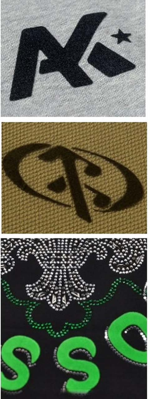 男裝商務質感植絨工藝趨勢 植絨工藝對于各類圖形具有很強的適用性,矢